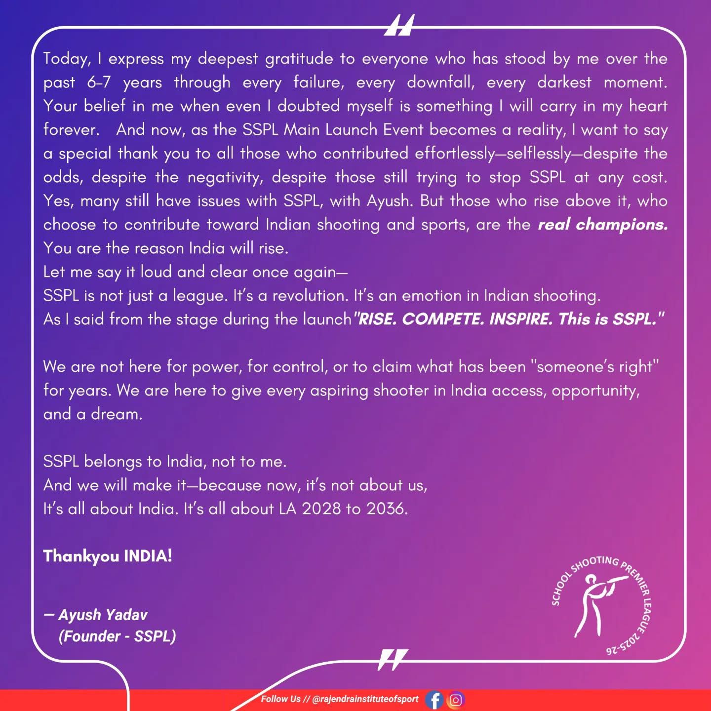 Thank You Note by Founder
